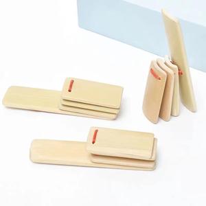 Claquettes en bambou et en bois pour l'entraînement à la prise de parole des enfants, claquettes en bambou pour débutants. - Product Image 3