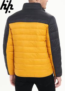 Veste bomber légère et chaude en moutarde, nouvelle mode pour homme, sur mesure (fabrication Huzaifa Products), semi-imperméable - Product Image 3