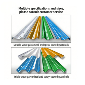 <span class=keywords><strong>Guardrail</strong></span> in Acciaio a Profilo W Standard ABNT, Barriera Stradale Altamente Zincata con Pali e Terminali per Autostrade, Leggera Antiurto - Product Image 6