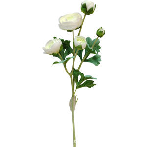 Haute qualité mariage fleurs artificielles plantation cheveux 5 têtes rosée Lotus salon Table décoration soie le tissu fleur Lu Lian - Product Image 2