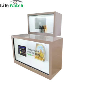 Écran interactif transparent LCD intelligent 3D holographique de 55 pouces avec système d'exploitation Android Windows Ultra HD, réalité virtuelle, vitrine interactive - Product Image 2