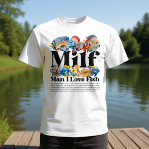 Camiseta Milf Man I Love Fish, camiseta de pesca con humor para adultos, para hombres y mujeres - Product Image 3