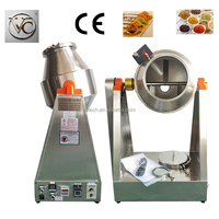 Mélangeur de laboratoire à tambour de petit volume FKJX avec moteur, machine à mélanger les épices pour le mélange de poudres alimentaires et chimiques sèches