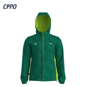 Giacca a vento da uomo 2025 personalizzata da Jogging leggera con cappuccio in Nylon con tessuto in poliestere impermeabile - Product Image 2