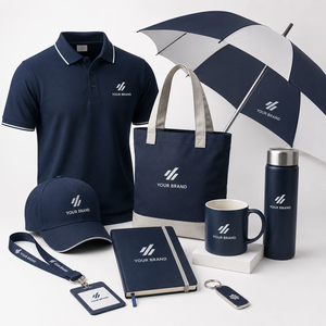 Caja de Regalo de Recuerdos para Convenios Automotrices, Paraguas Personalizado, Ropa Polo, Mochila, Vaso Térmico, Colección Promocional de Marca para Concesionarios - Product Image 1