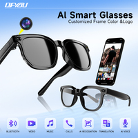 Meilleures lunettes intelligentes AI avec enregistrement HD 1080P, activation vocale, commodité mains libres, caméra d'enregistrement vidéo, lunettes AI pour hommes