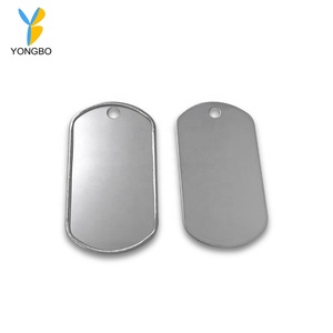 Placa de Identificación para Perro de Acero Inoxidable 304 con Acabado Plateado Mate o Brillante - Product Image 6