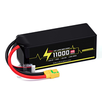 Высоковольтный LiPo аккумулятор 22.8В 11Ач 25C 6S1P в мягком корпусе для промышленного применения, для БПЛА с длительным временем полета, VTOL, самолетов с фиксированным крылом и тяжелых дронов