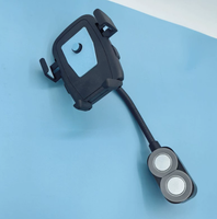 Support de téléphone magnétique double à serrage automatique, rotation à 360 degrés, antichoc, universel, clip de téléphone invisible pour machine à coudre
