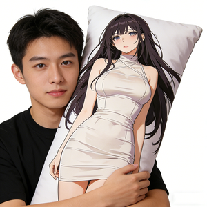 Nueva almohada decorativa japonesa suave personalizada Dakimakura cojín <span class=keywords><strong>de</strong></span> cuerpo <span class=keywords><strong>de</strong></span> <span class=keywords><strong>Anime</strong></span> personalizado - Product Image 1