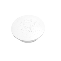 Boîtier audio perforé en ABS 170x55mm pour modules de haut-parleurs de plafond, systèmes de maison intelligente et appareils d'accès au réseau