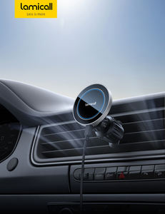 Lamicall STCV09 Ultra 15W Cargador Inalámbrico Magnético <span class=keywords><strong>Soporte</strong></span> para <span class=keywords><strong>Coche</strong></span> de Carga Rápida para Rejilla de Ventilación <span class=keywords><strong>Soporte</strong></span> de Teléfono Manos Libres para Automóvil - Product Image 4