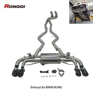 For BMW 340i M340 M340i 3.0T G20 2019-2025 Tuned Exhaust System High Performance Cat Back Exhaust Pipe Electronic Valve Muffler - Product Image 4