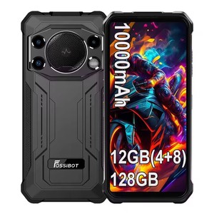 Fossibot F107 Pro 10000mAh Android15โทรศัพท์มือถือ4G LTE OCTA Core ที่ทนทาน12 + 128GB กล้อง50MP NFC GPS 6.7 ''HD + หน้าจอ IPS - Product Image 1