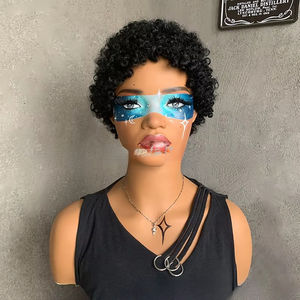 Perruque transfrontalière, <span class=keywords><strong>coiffure</strong></span> à explosion pour femmes européennes et américaines, petites boucles africaines, <span class=keywords><strong>cheveux</strong></span> <span class=keywords><strong>courts</strong></span> et bouclés, - Product Image 4