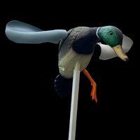 Leurre de chasse à aile rotative activé par le vent, à battage des ailes, durable, pour l'extérieur (Canard mâle/Canard femelle)