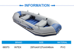 Ensemble de bateau <span class=keywords><strong>Intex</strong></span> 68373 MARINER 3 <span class=keywords><strong>Kayak</strong></span> <span class=keywords><strong>gonflable</strong></span>, bateau à rames, bateau de pêche, ponton, canoë - Product Image 3