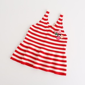 ชุดเดรสผ้าถักแบรนด์เนมสำหรับเด็กผู้หญิง รุ่นคอวีแบบผูกคอ จากประเทศจีน - Product Image 4