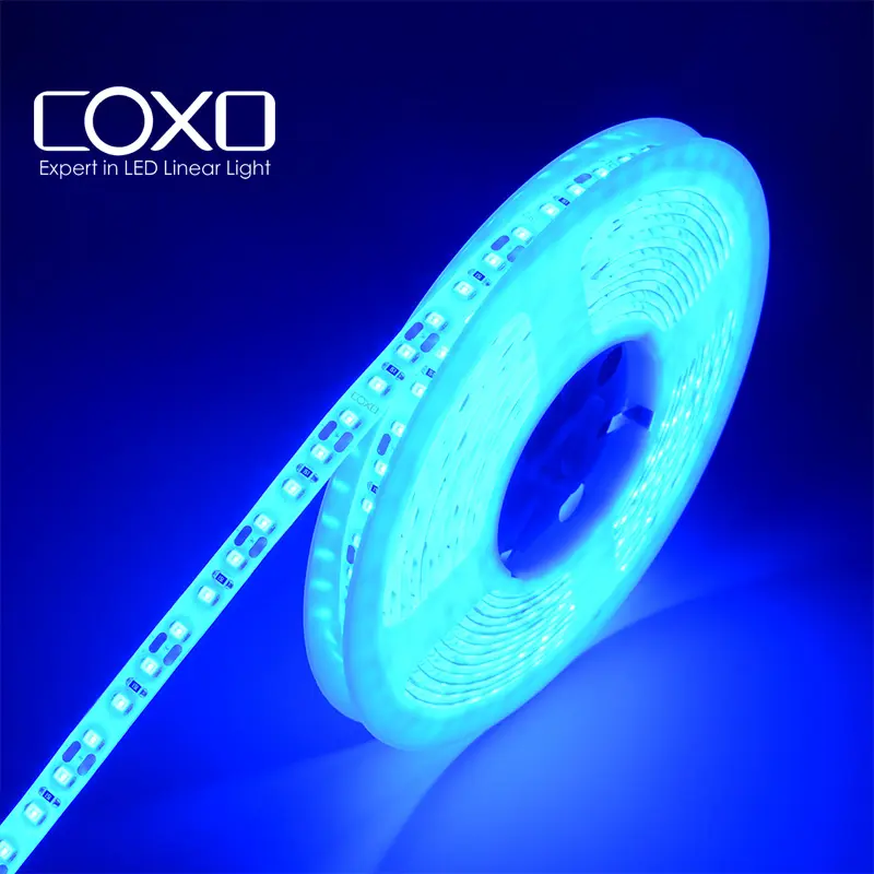 5 năm bảo hành 2835 bule Màu Đỏ màu xanh lá cây 120 ngoài trời LED Strip 12V IP67 IP65 CE ROHS IP68 LED Strip ánh sáng ngoài trời