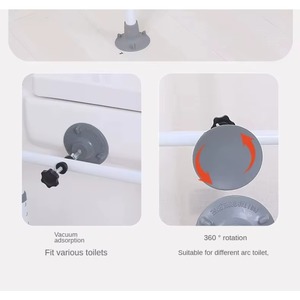 Elderly Ergonomic Height Balance Stool Without Backrest <b>Bath</b> Shower Seat Chair for Elderly - Product Image 5