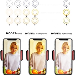 Lampe à clip vidéo Vlog Phone Beauty Live LED Ring Light Photography Selfie Live Streaming <span class=keywords><strong>Blog</strong></span> Live Broadcast Makeup Table Desktop Clip Lamp - Product Image 5