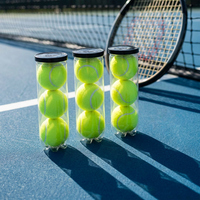 Balles de tennis professionnelles de haute qualité Newchance, haute élasticité, résistance élevée, emballage personnalisable
