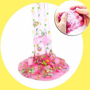 ชุดทำสไลม์ใสแบบก้อนเจลลี่ DIY ปลอดสารพิษ ยืดหยุ่น ไม่เหนียวเหนอะหนะ ดินน้ำมันสีสันสดใส สำหรับเด็กชาย เด็กหญิง ของขวัญ USA Mairun - Product Image 5