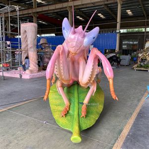 Modelo de paisaje atractivo y ultrarrealista Animatronic Insecto <span class=keywords><strong>Orquídea</strong></span> <span class=keywords><strong>Mantis</strong></span> en venta - Product Image 4