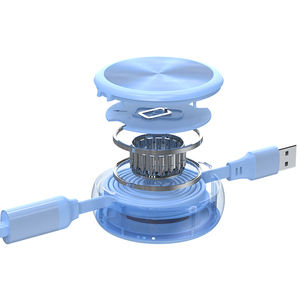 Cargador USB 2 en 1 de Fábrica OEM para Android, Cable de Carga Rápida USB Tipo C, Cargador Retráctil, Cable USB 3 en 1 con Enrollador - Product Image 5