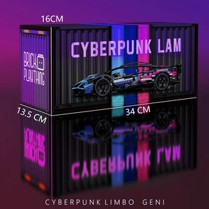 Compatible con Bricks Cyberpunk, Modelo de Auto Deportivo Starry Sky, Juguete para Niños, Escala 1:14, para Jóvenes (7-14 Años) - Product Image 5