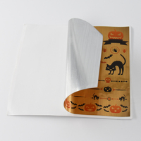 Autocollant en vinyle mat doré durable personnalisé avec texture de soie pour téléphone portable et décoration intérieure