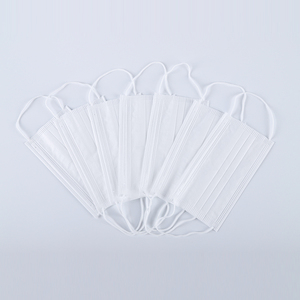 หน้ากากอนามัยแบบใช้แล้วทิ้ง สีขาว 3 ชั้น สำหรับห้องปลอดเชื้อทางการแพทย์  แบบไม่ถักทอ สำหรับผู้ใหญ่ - Product Image 3