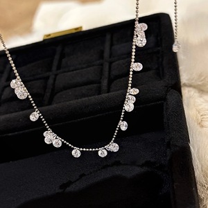 Collar con Colgante de Buda de Hielo Blanco, Plata de Ley S925, Calcedonia, Ágata, Piedra de Jade, Atrae la Riqueza, Nuevo - Product Image 1