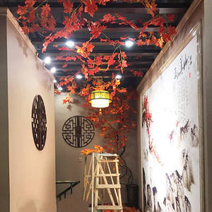 Ramas de Hiedra Artificial al por Mayor para Decoración, Troncos de Ratán para Bodas con Enredaderas Artificiales de Arce y Banyan - Product Image 5