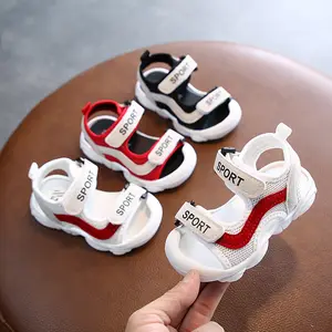 קיץ תינוק בני רך בלעדי פעוט נעליים נוח קל משקל תינוק ספורט סנדלי ילדים נעלי