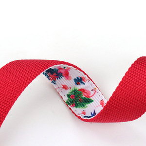 Formation No Pull Réglable En Nylon Durable Collier Pour Animaux De Compagnie <span class=keywords><strong>Rose</strong></span> Flamingo Motif Ruban Colliers De Chien en Stock - Product Image 5