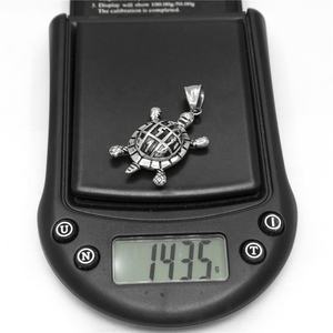 Colliers en acier inoxydable 316L avec pendentifs animaux 3D mignons en forme de tortue pour femmes et hommes, vente directe d'usine - Product Image 2