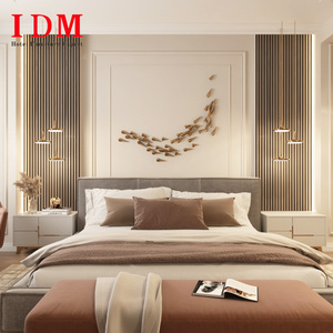 Juegos de Muebles de Dormitorio Modernos de Alta Calidad IDM, Estilo Contemporáneo de 5 Estrellas para Hoteles y Apartamentos, Hechos de Panel de Madera - Product Image 2