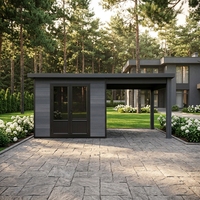 Casetas de Jardín Móviles de Madera y WPC con Protección UV Serie D, Modernas, Ecológicas y Resistentes, para Exteriores