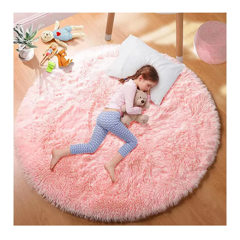 DMC-03 Wholesale Soft Shaggy Rugs PV Fluffy Carpets high pile Faux Fur Fluffy mats for livingroom and bedroom