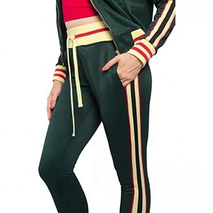 Chándal con logotipo personalizado para mujer, ropa de chándal Unisex con capucha y forro polar - Product Image 3