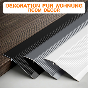 Rampe <span class=keywords><strong>de</strong></span> <span class=keywords><strong>seuil</strong></span> d'escalier moderne antidérapante en alliage d'aluminium à profil bas, bande <span class=keywords><strong>de</strong></span> transition réductrice à visser, protection <span class=keywords><strong>de</strong></span> bord <span class=keywords><strong>de</strong></span> <span class=keywords><strong>porte</strong></span> et <span class=keywords><strong>de</strong></span> joint - Product Image 2