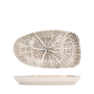 Fontana Forest Blanco 26x15 cm, piatto in ceramica per uso esterno - Product Image 3