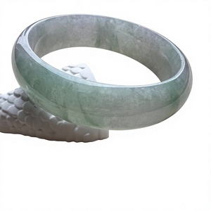 Classic Jade Bangle For Women Green Natural Stone <b>Bracelet</b> Gift Jewelry - Product Image 1