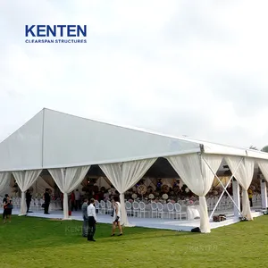 Aluminum frame waterproof white wed tent china marquee hall tent 500 people modern event wedding party tents for 500 people