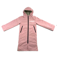 Poncho de surf à séchage rapide personnalisé pour enfants, serviette de plage sèche à capuche, robe de change, manteau, poncho de surf vierge pour enfants
