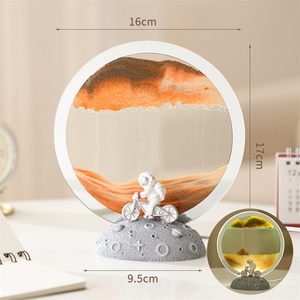 Offre Spéciale mobile <span class=keywords><strong>sable</strong></span> Art rond verre lampe <span class=keywords><strong>de</strong></span> bureau 3D mer profonde paysage <span class=keywords><strong>de</strong></span> <span class=keywords><strong>sable</strong></span> coulant <span class=keywords><strong>sable</strong></span> enfants <span class=keywords><strong>d</strong></span>écor à la maison Led Table lumineuse - Product Image 2