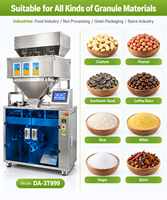 Machine d'emballage automatique de sachets préformés pour grains de café, noix, cacahuètes, graines, granola, aliments pour animaux de compagnie, sachets Doypack à fermeture éclair
