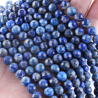 MOQ=1 Perles rondes facettées en pierre naturelle de 8 mm, pierres naturelles facettées rondes en vrac pour la fabrication de bijoux