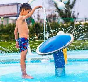 मेंढक आकार जल स्प्रे खेल उपकरण इंटरैक्टिव बच्चों पानी के पार्क स्विमिंग पूल के लिए स्प्लैश पैड फव्वारा - Product Image 6